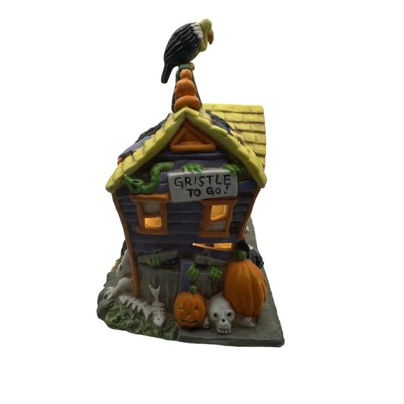 Midwest Of Cannon Falls Creepy Hollow Lighted Eerie Eatery Halloween Village Dec - Picture 4 of 6